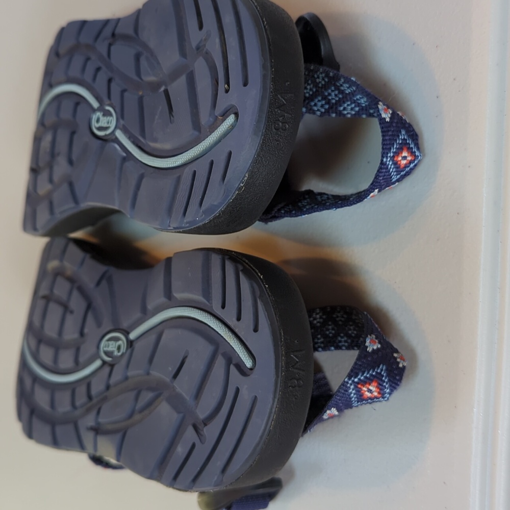 Chaco Women's Z/Cloud Patterned Strap Sandal - Navy - Picture 6 of 7